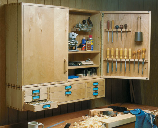 Wall Hung Tool Cabinet Woodworking Plans News - Tool Box Wall Mount